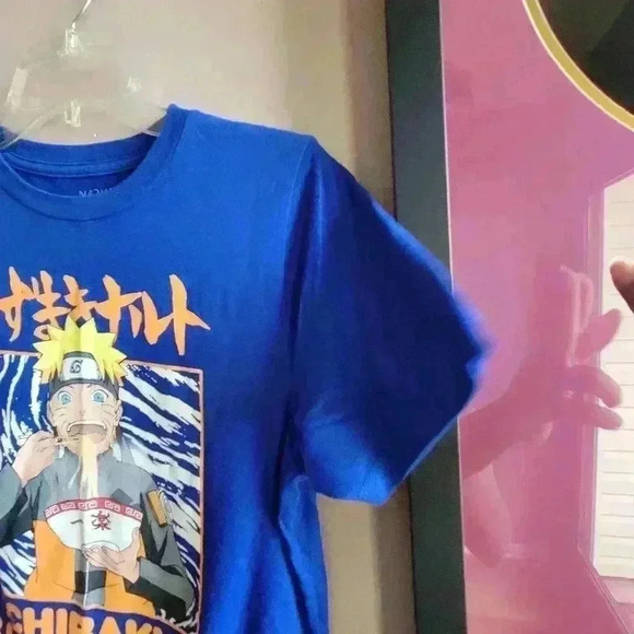 NARUTO T Shirt Shippuden 2007 Ichiraku Ramen Shop Print Youth XL Blue - Picture 9 of 9